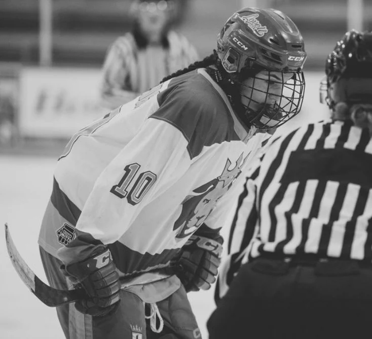 Tenley Marengi at faceoff